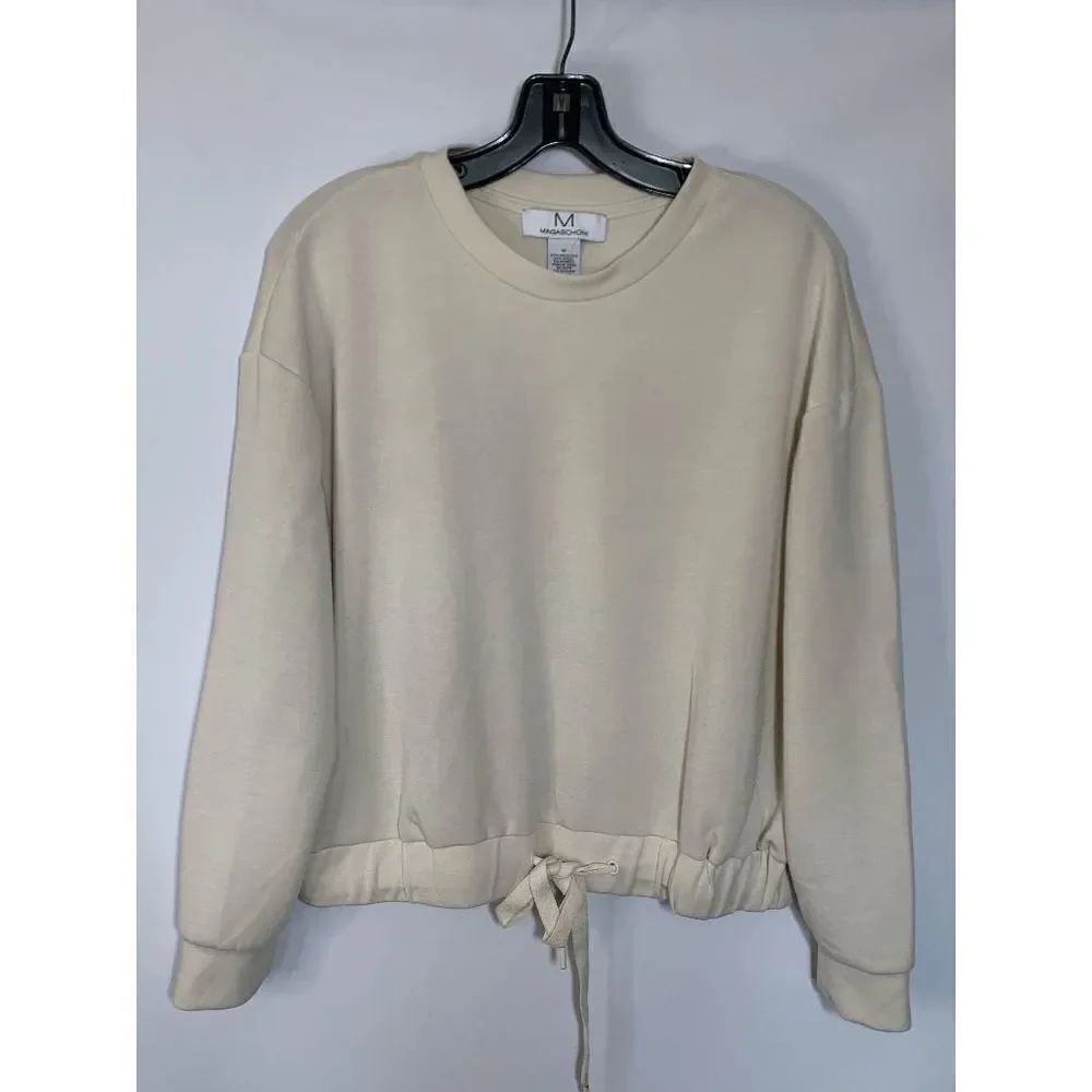 Magaschoni Crew Neck Sweatshirt Size Medium